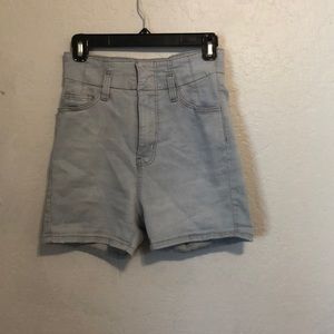 Very high waisted shorts